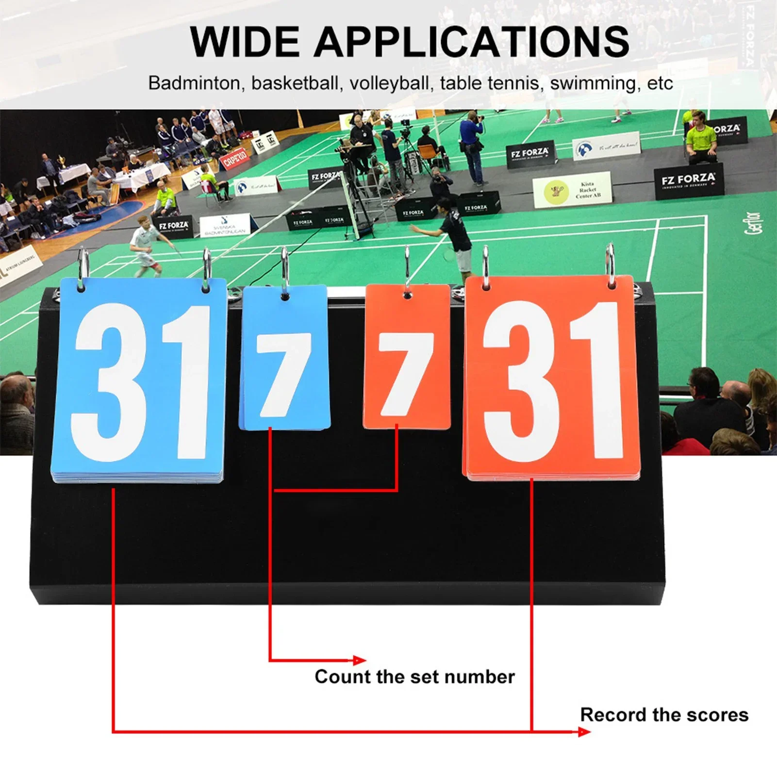 Badminton Score - 탁구 농구 배드민턴을 위한 4 자리
