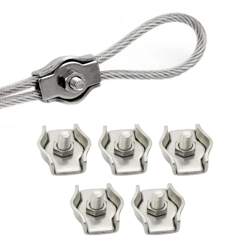 String Tension Clip - 5pcs 304 스테인레스 스틸 와이어 로프