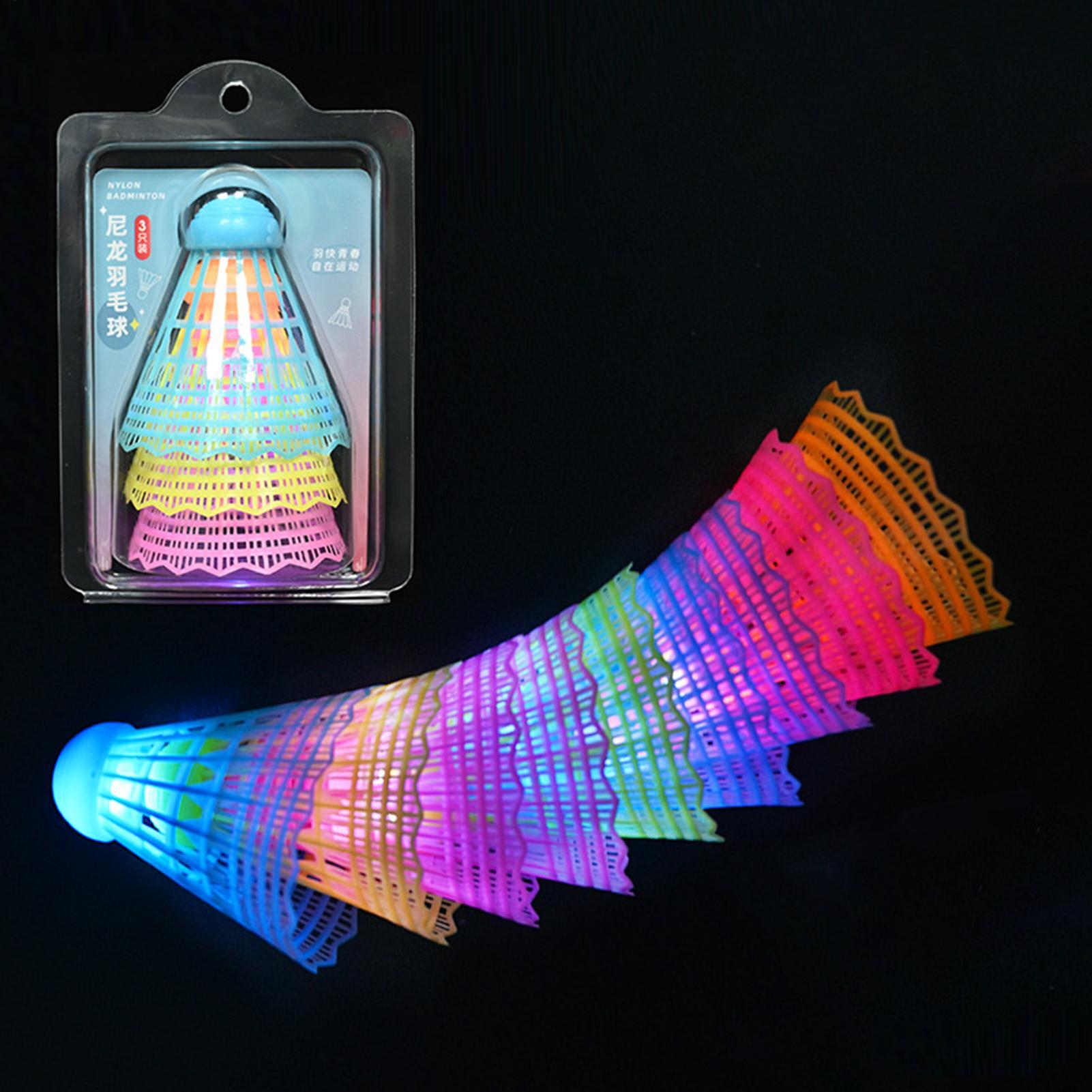 Badminton Event - 3pcs LED 배드민턴 셔틀콕 다채로운 조명
