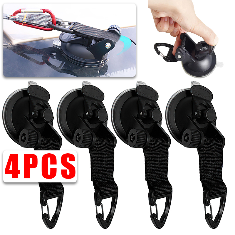String Tension Clip - 2/4 Pcs 자동차 텐트 흡입 컵