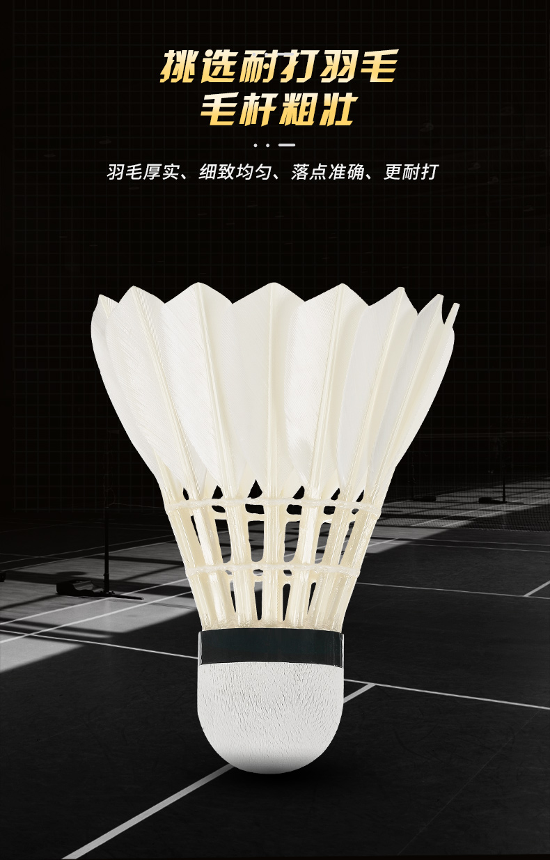 전문가용 배드민턴 공 G200 화이트 거위 깃털 훈련  - Badminton Event 리뷰 및 가격