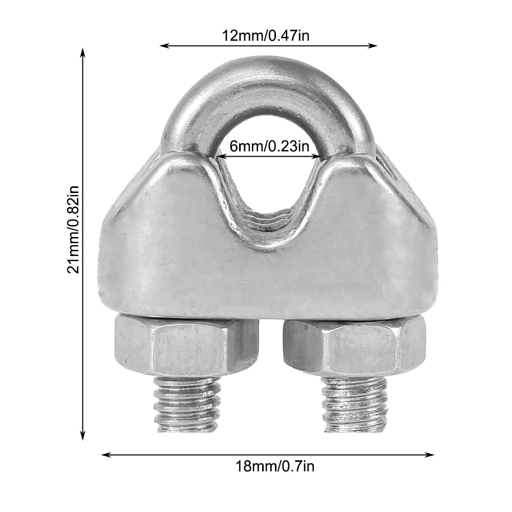 12개 U자형 M3 케이블 클램프 3mm 와이어 로프  - String Tension Clip 리뷰 및 가격