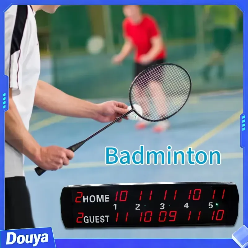 YIZHI 5 이닝 점수 기록 표시 LED 배구 전자  - Badminton Score 리뷰 및 가격