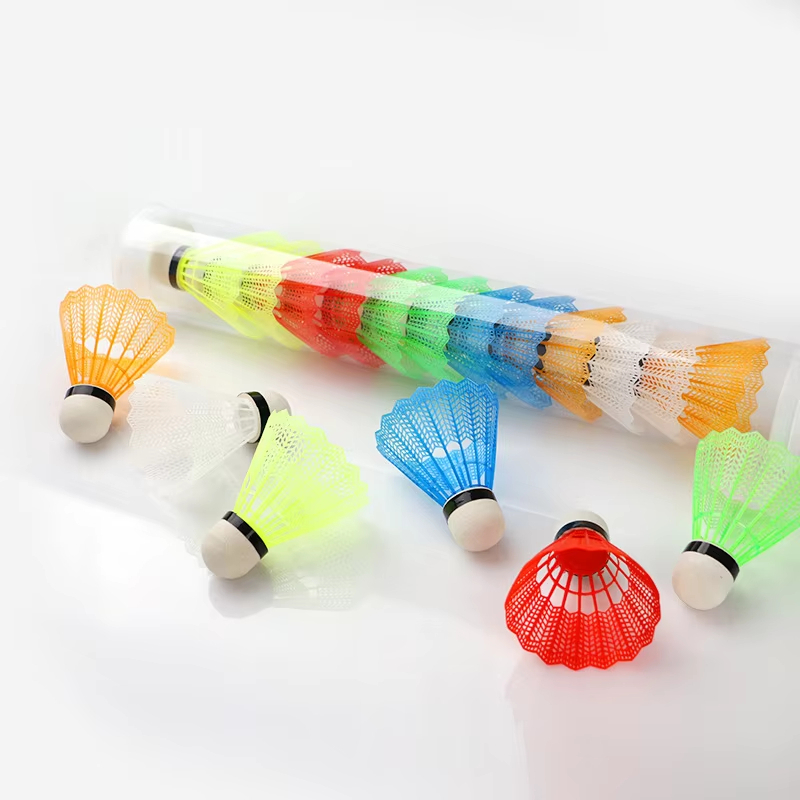 12Pcs 다채로운 플라스틱 배드민턴 셔틀콕 내구성이  - Badminton Event 리뷰 및 가격