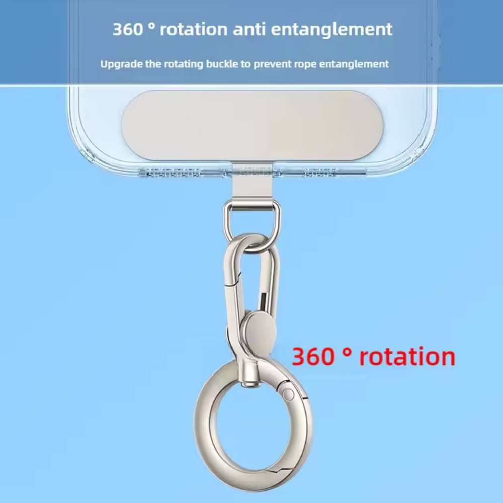 메탈 폰 랜야드 클립 패치 360 °   회전식 분실  - String Tension Clip 리뷰 및 가격