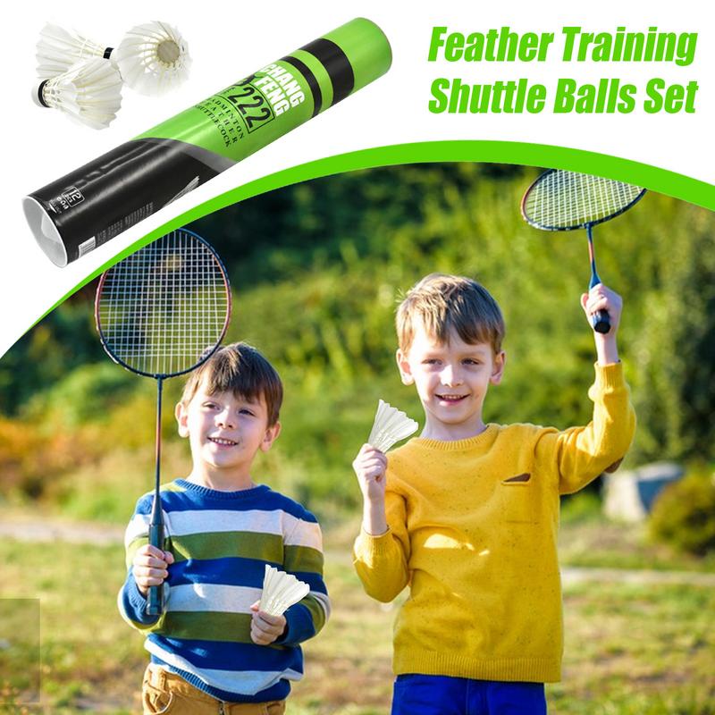 12PC 내구성 배드민턴 셔틀콕 오리 깃털 배드민턴 셔 - Badminton Event 리뷰 및 가격
