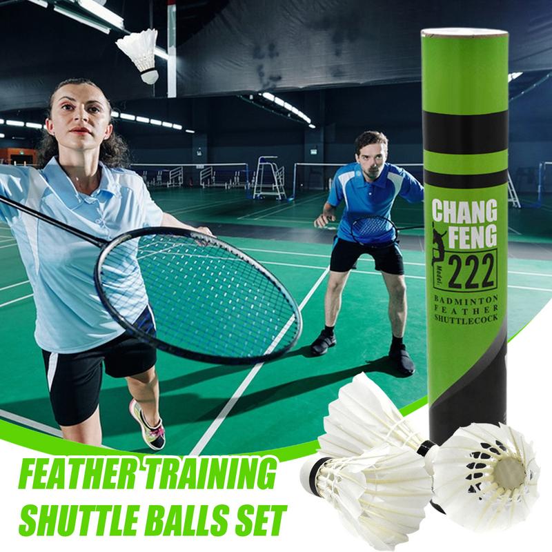 12PC 내구성 배드민턴 셔틀콕 오리 깃털 배드민턴 셔 - Badminton Event 리뷰 및 가격