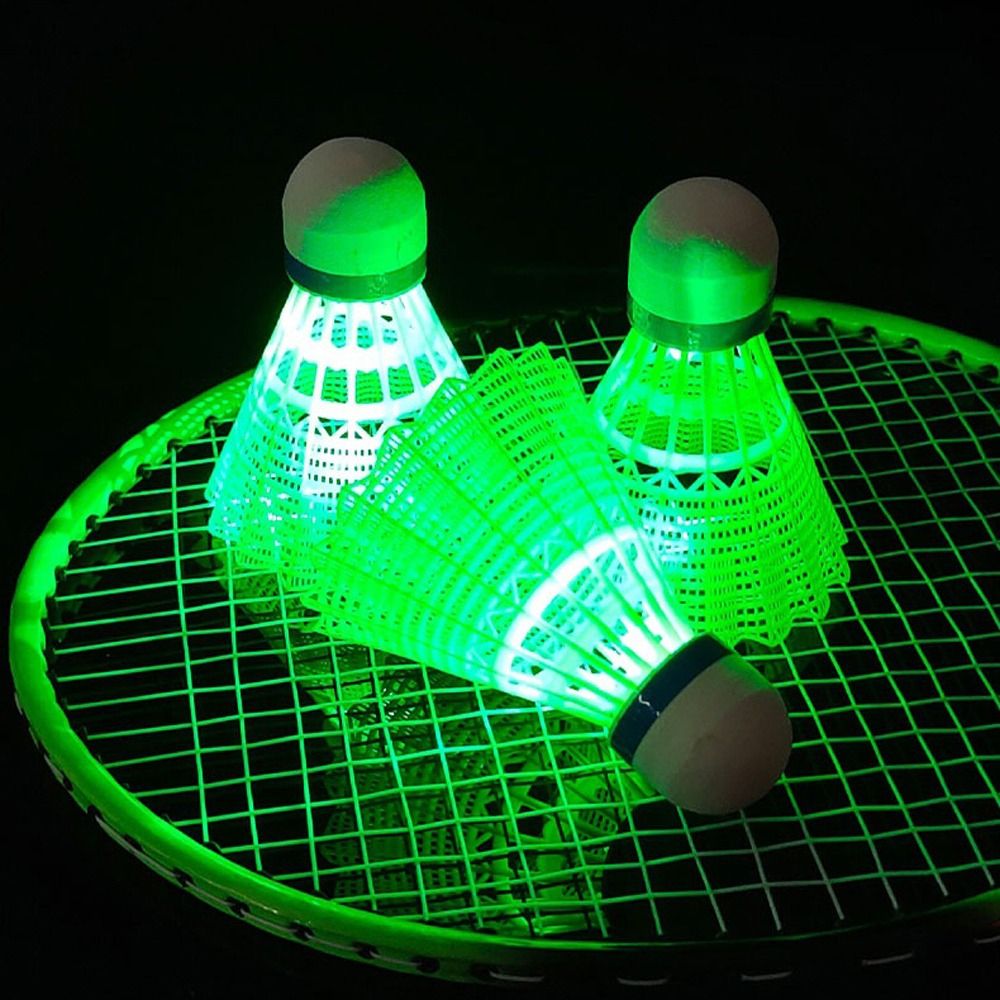 라이트 업 LED 배드민턴 빛나는 조명 공 빛나는 배드 - Badminton Event 리뷰 및 가격