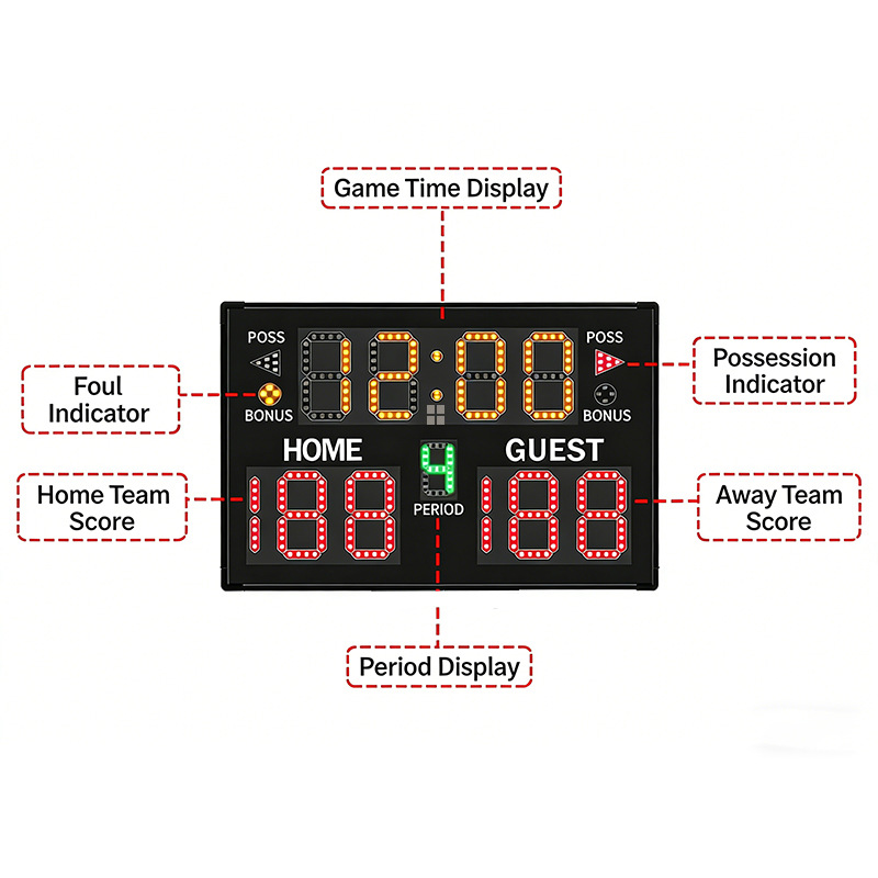 휴대용 충전식 전자 점수판 타이머 (농구, 배드민턴,  - Badminton Score Counter 리뷰 및 가격